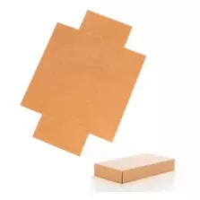 Couvercle carton pour plateau rectangle 450x250xh110mm