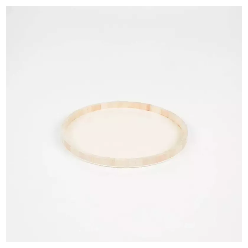 Plateau en bois rond diametre 350x20mm