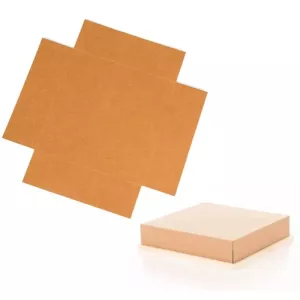 Couvercle carton pour plateau carre 380x380xh110mm