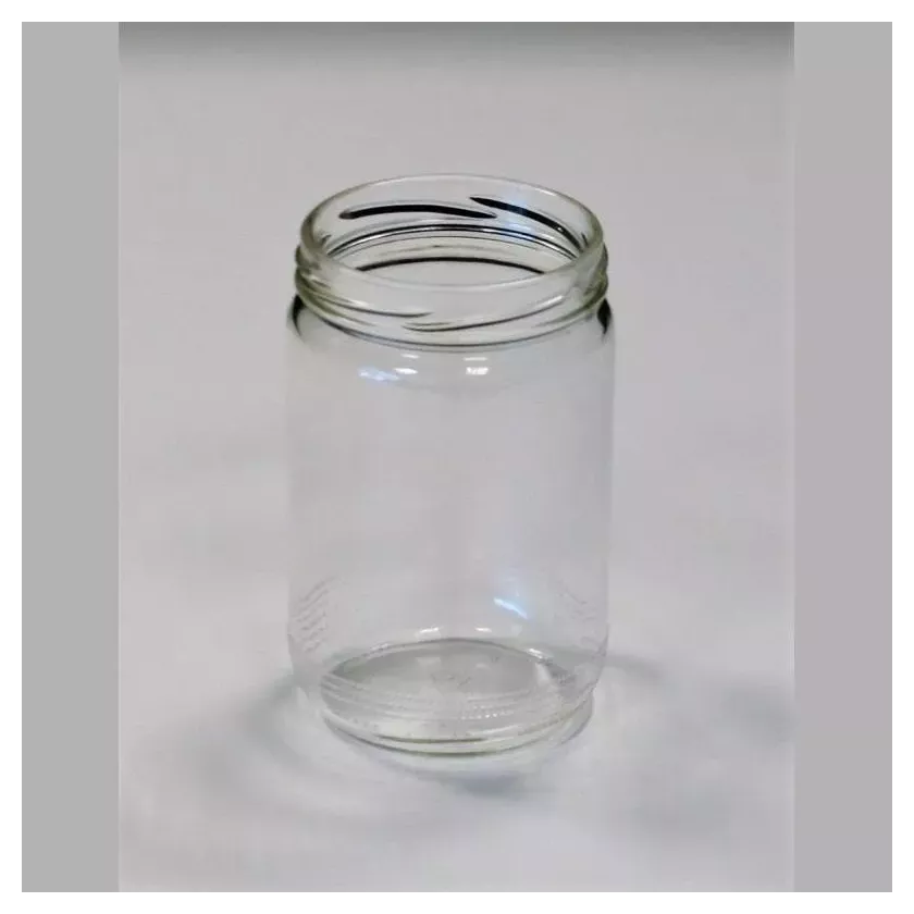Bocal en verre 630ml avec filet