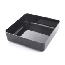 Plat Poliproof noir 28x28x8cm