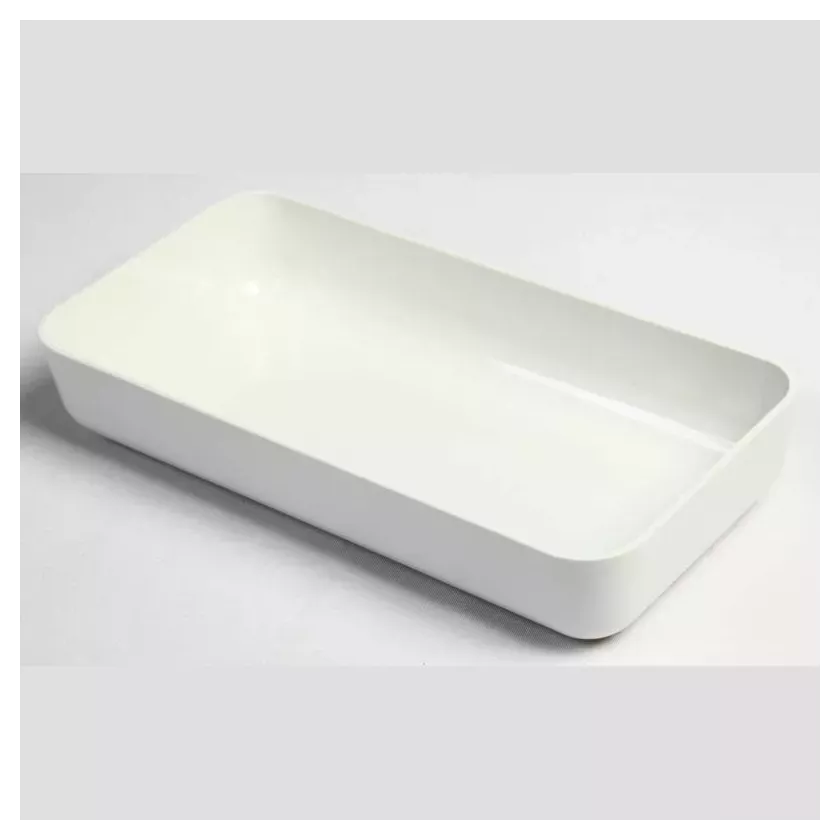 Plat Poliproof blanc 28x14x5cm