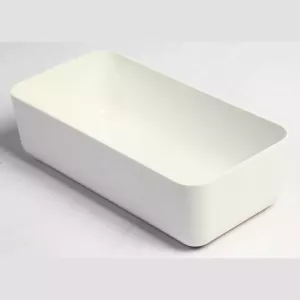 Plat Poliproof blanc 28x14x8cm