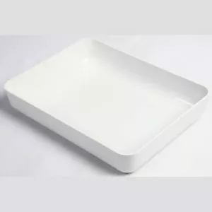 Plat Poliproof blanc 28x21x5cm