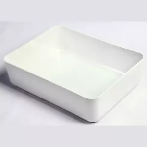Plat Poliproof blanc 28x21x8cm