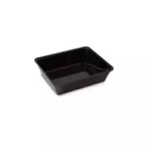 Plexi GN 1/2 50mm noir 325x265x50mm