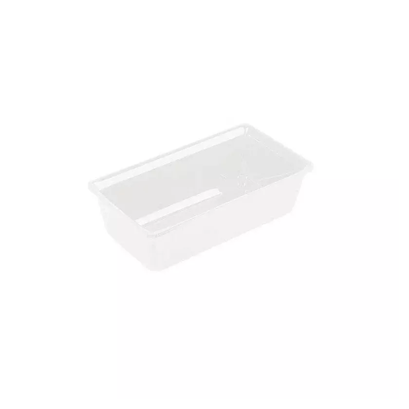 Saladier rectangulaire plexi blanc 240x175x100mm