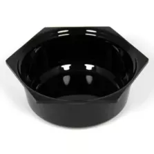 Saladier rond plexi noir 245x85mm