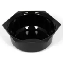 Saladier rond plexi noir 245x85mm
