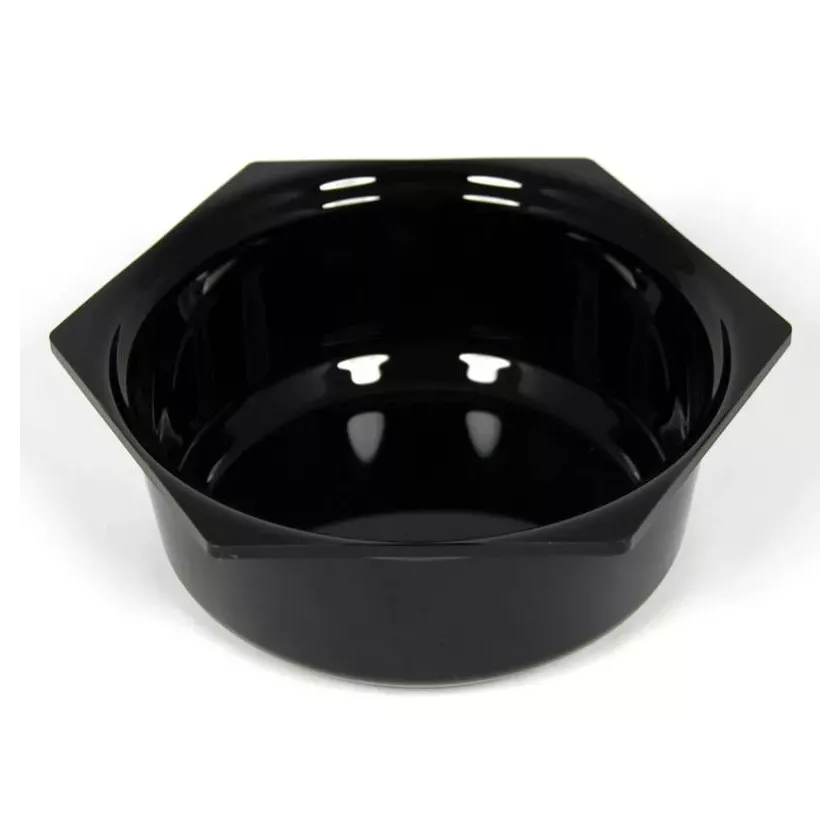 Saladier rond plexi noir 245x85mm