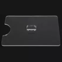 Couvercle saladier rectangle plexi 235x120mm