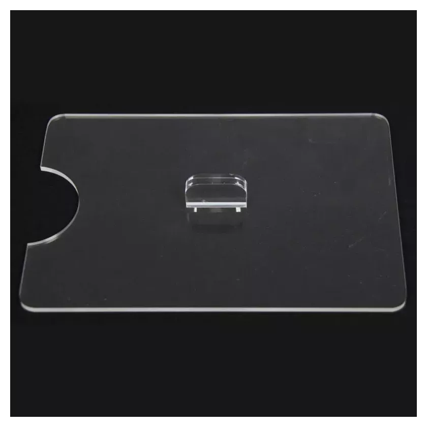 Couvercle saladier rectangle plexi 235x120mm