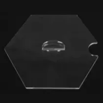 Couvercle saladier hexagonal plexi 195mm
