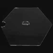 Couvercle saladier hexagonal plexi 310mm