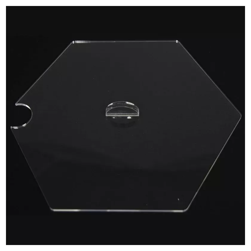 Couvercle saladier hexagonal plexi 310mm