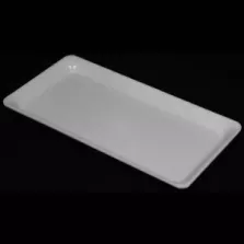 Plat plexi blanc 295x150x20mm reference B04