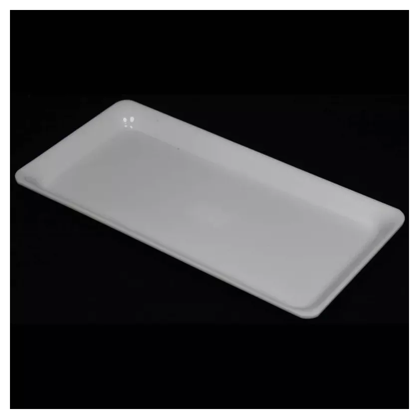 Plat plexi blanc 295x150x20mm reference B04