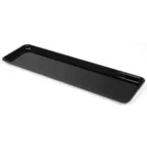 Plat plexi noir 530x150x20mm reference B54