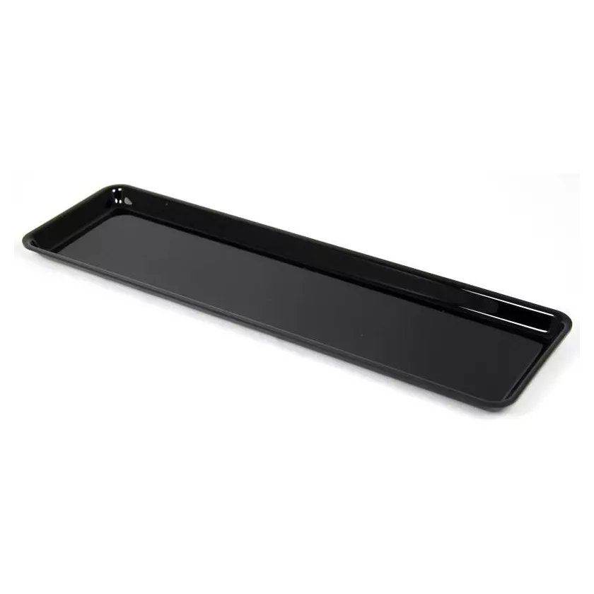 Plat plexi noir 530x150x20mm reference B54
