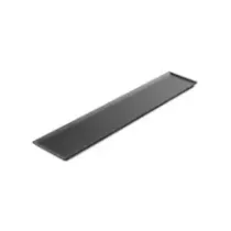 Plat de presentation plexi noir 600x105mm hauteur 3mm