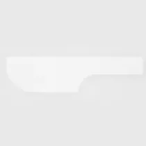Pelle a hachis grand modele blanc plexi