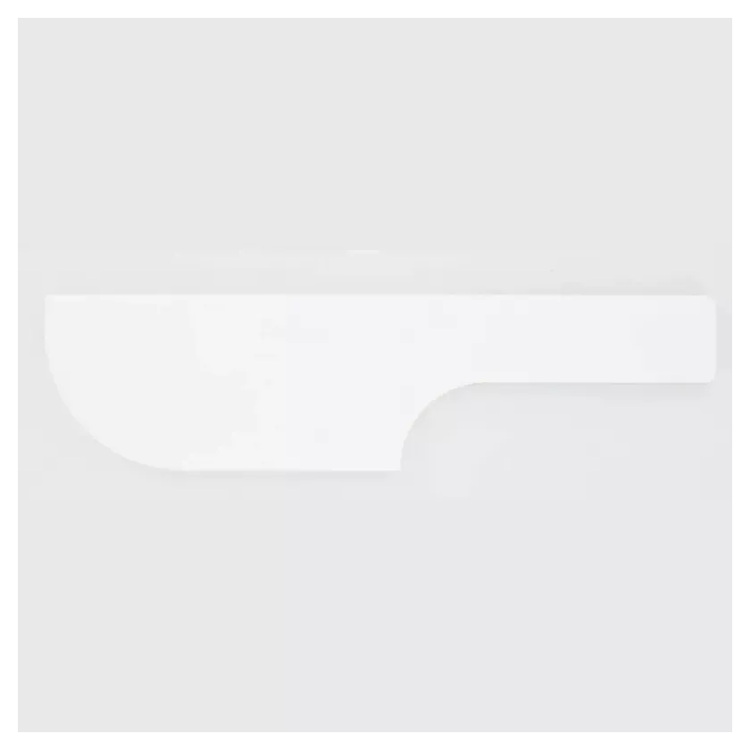 Pelle a hachis grand modele blanc plexi
