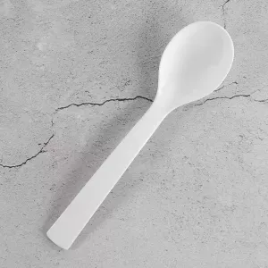 Cuiller salade petite blanc Plexi 24cm