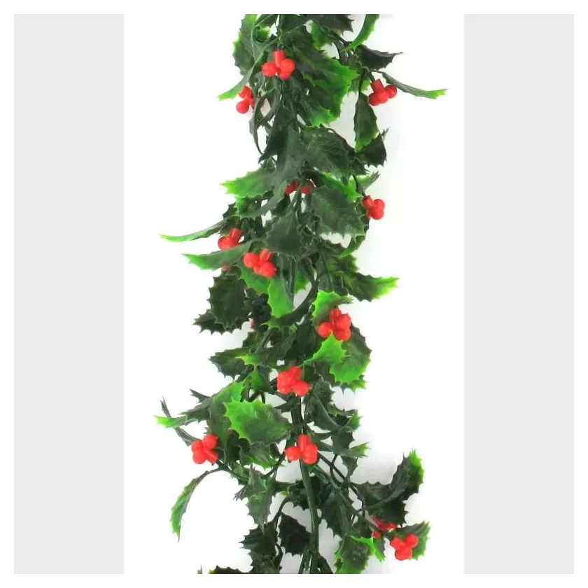 Guirlande houx 180cm