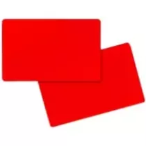 PVC cartes de prix Blanco rouge Zebra 54x85mm