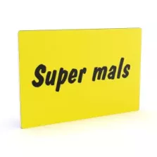Promoclip s-pic super mals jaune