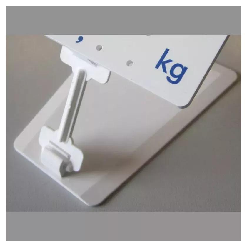Pied mobile pour etiquette blanc 5cm FT996 tunnel