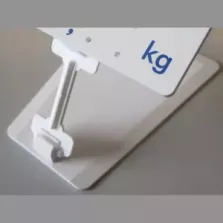 Pied mobile pour etiquette blanc 10cm FT995 tunnel