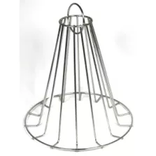 Presentoir boudin et saucisse inox 375x280mm