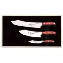 Set of 3 Red Diamond PremiumCut Giesser 1996.3