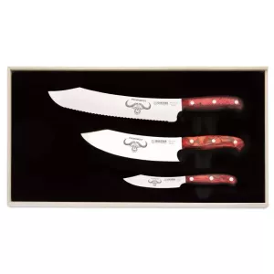 Set of 3 Red Diamond PremiumCut Giesser 1996.3