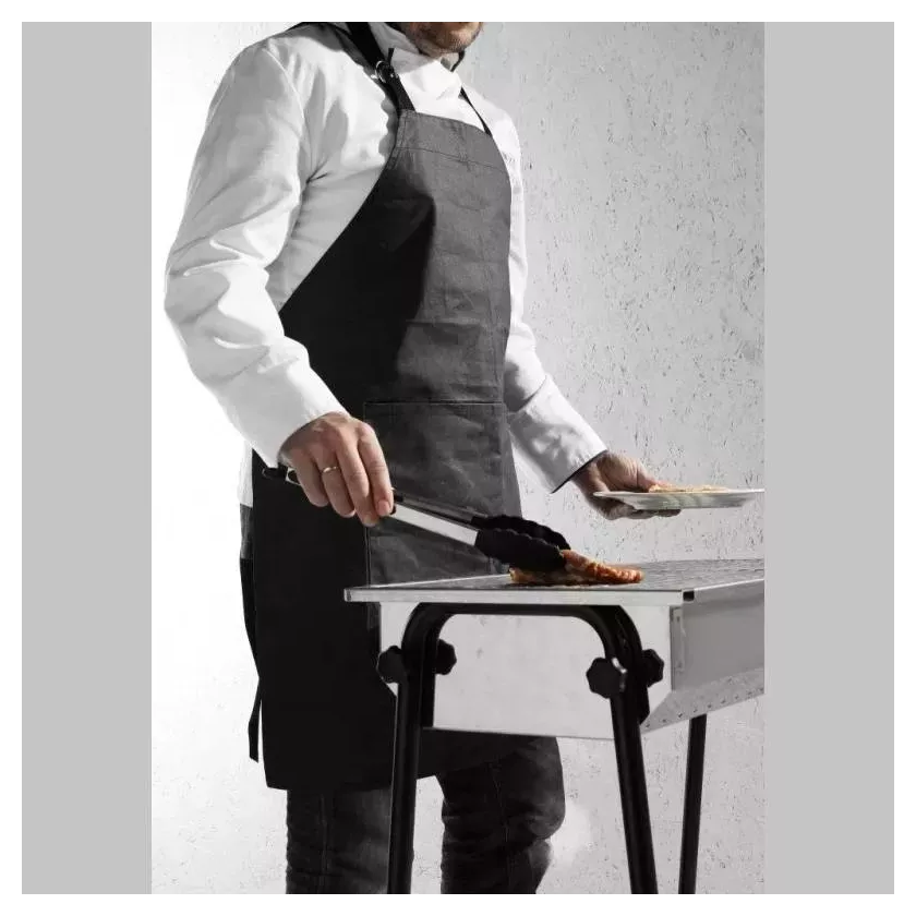 Tablier barbecue 81x66cm coton revetement ignifuge