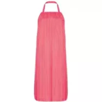 Tablier polyester rouge-blanc 70x100cm