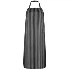 Tablier polyester noir-blanc 70x100cm