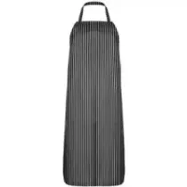 Tablier polyester noir-blanc 70x100cm