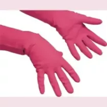 Gants multipurpose S rouge Vileda par 10 paires