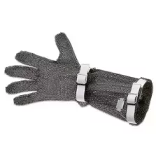 Gant protection Euroflex 5 doigts poignet 15cm blanc S