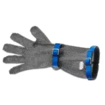 Gant protection Euroflex 5 doigts poignet 15cm bleu L