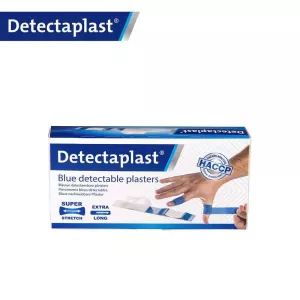 Sparadrap metal detectable bleu 30x180mm