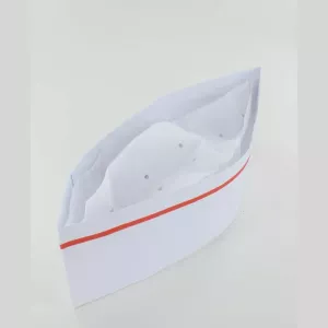 Bonnet boucher papier ligne rouge