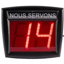 Panneau electrique ticket d'appel 2 chiffres