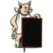 Panneau trottoir jumbo porc sur pied ressort reference 103
