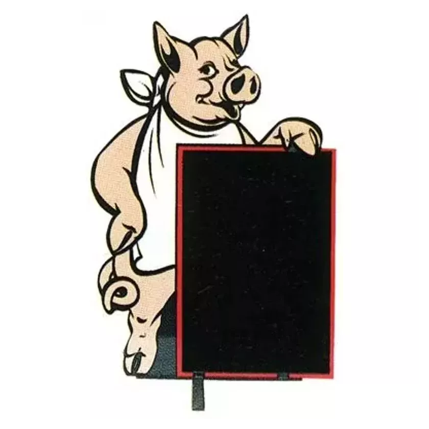 Panneau trottoir jumbo porc sur pied ressort reference 103