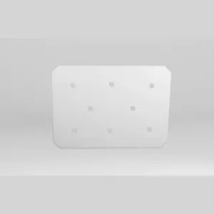 Planche nylon avec trou pour bac 400L 825x620x10mm