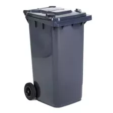 Poubelle 240L grise 580x725x1070mm