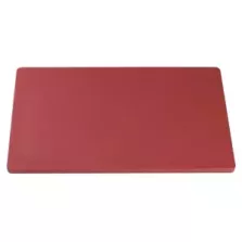 Planche a decouper 600x330mm rouge h40mm plate